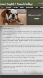 Mobile Screenshot of lunasbulldogs.com